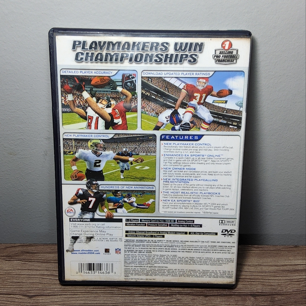 Madden 2004 For PS2 - Picture 4 of 4
